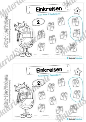 Mini-Heft: Weihnachten Vorschule (Vorschau 03)