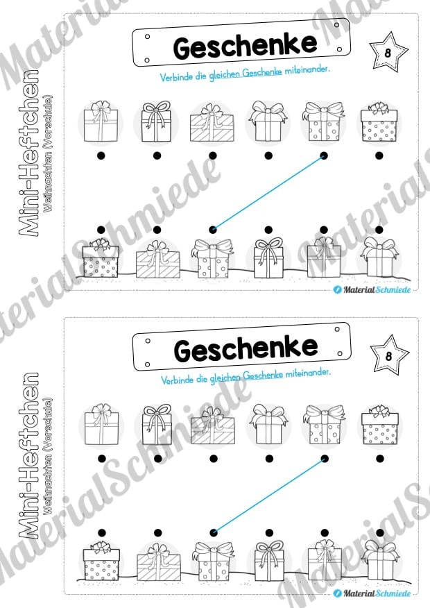 Mini-Heft: Weihnachten Vorschule (Vorschau 07)