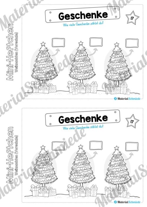 Mini-Heft: Weihnachten Vorschule (Vorschau 10)
