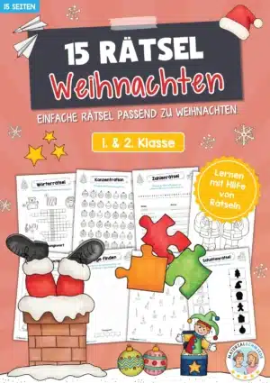 15 Rätsel zu Weihnachten (1. & 2. Klasse)
