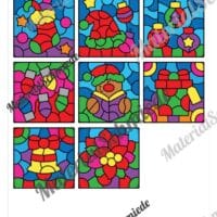 8 Rechenmalblätter Weihnachten: Zahlenraum 20 (Vorschau 09)