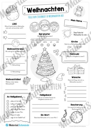 Steckbrief Weihnachten (Vorschau)