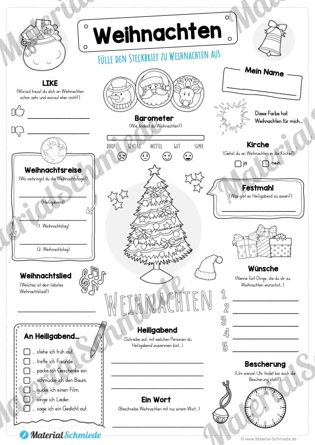 Steckbrief Weihnachten (Vorschau)