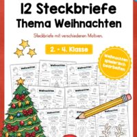 12 Steckbriefe zu Weihnachten