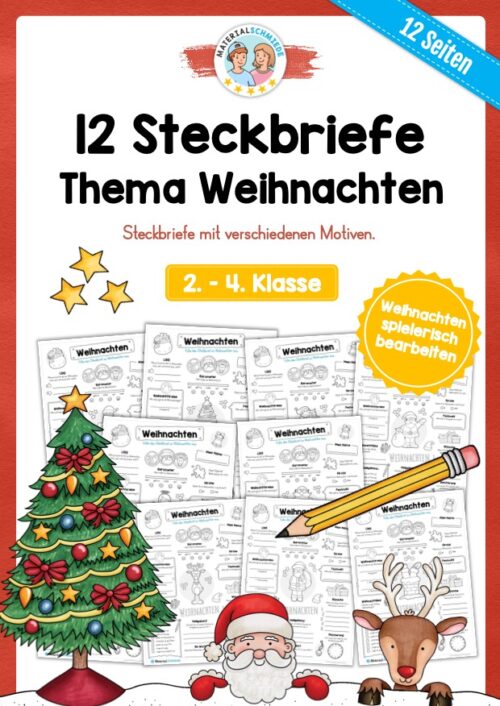 12 Steckbriefe zu Weihnachten