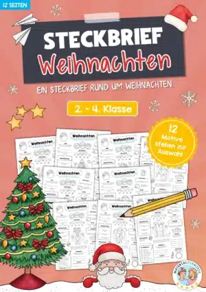 Steckbrief Weihnachten (12 Motive)