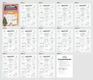 Steckbrief Weihnachten (12 Motive) – Überblick
