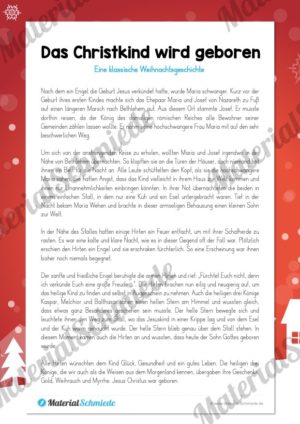 Klassische Weihnachtgsgeschichte