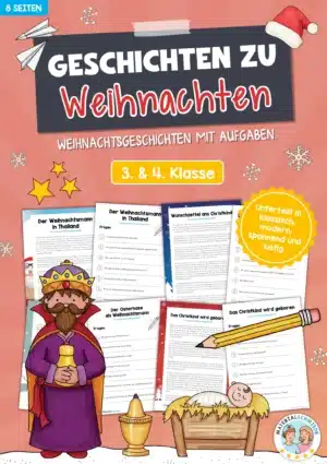 4 Weihnachtsgeschichten mit Aufgaben