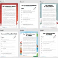 4 Weihnachtsgeschichten mit Aufgaben (3. & 4. Klasse) - Überblick