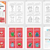 24 Weihnachtskarten für die Schule (Überblick)