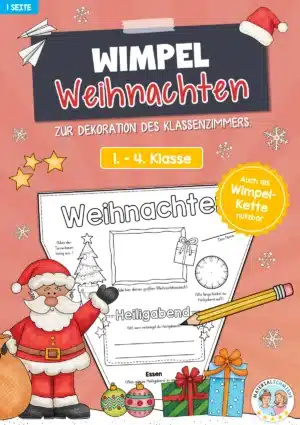 Weihnachten: Wimpel / Wimpelkette