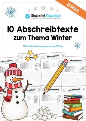 10 Abschreibtexte zum Winter