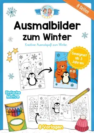 Ausmalbilder zum Winter Ausmalbilder zum Winter