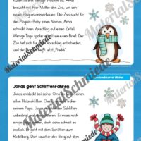 Abschreibkartei: Thema Winter (Vorschau 02)