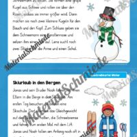 Abschreibkartei: Thema Winter (Vorschau 04)