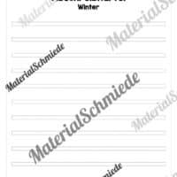 Abschreibkartei: Thema Winter (Vorschau 08)
