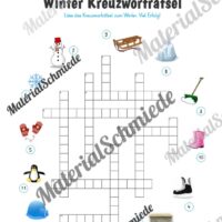 Winter Kreuzworträtsel (Vorschau 01)
