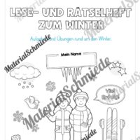 Lese- & Rätselheft zum Winter (1. & 2. Klasse) - Arbeitsblatt 01
