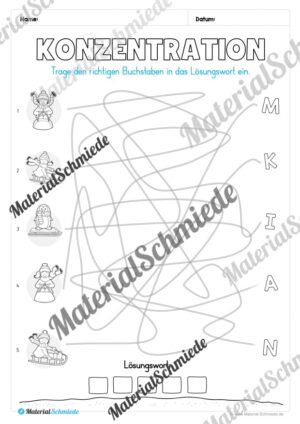 Lese- & Rätselheft zum Winter (1. & 2. Klasse) – Arbeitsblatt 02