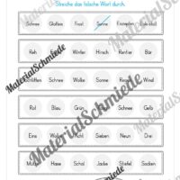 Lese- & Rätselheft zum Winter (1. & 2. Klasse) - Arbeitsblatt 08