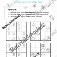 Lese- & Rätselheft zum Winter (1. & 2. Klasse) - Arbeitsblatt 10