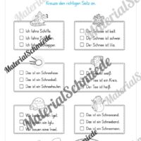 Lese- & Rätselheft zum Winter (1. & 2. Klasse) - Arbeitsblatt 11