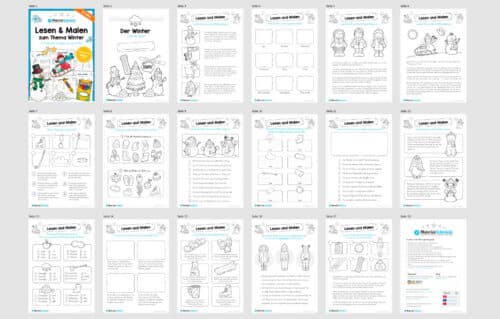 Lesen & Malen im Winter (Überblick)