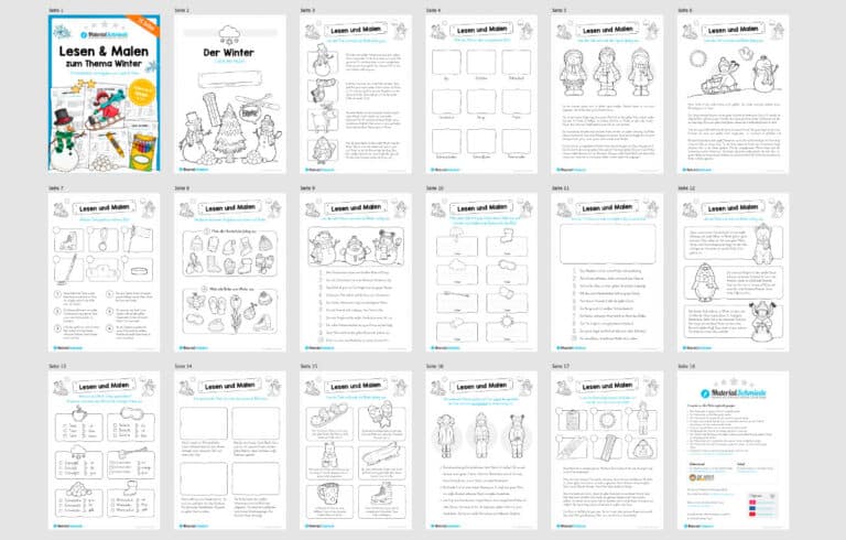 Lesen & Malen im Winter (Überblick)