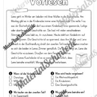 Winter: Lesen & Verstehen mit Ankreuzen (Vorschau 01)
