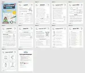 10 Leseübungen zum Winter (Lesen & Verstehen) – Überblick