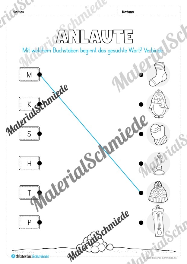 Materialpaket Winter: 1. Klasse (Vorschau 06)