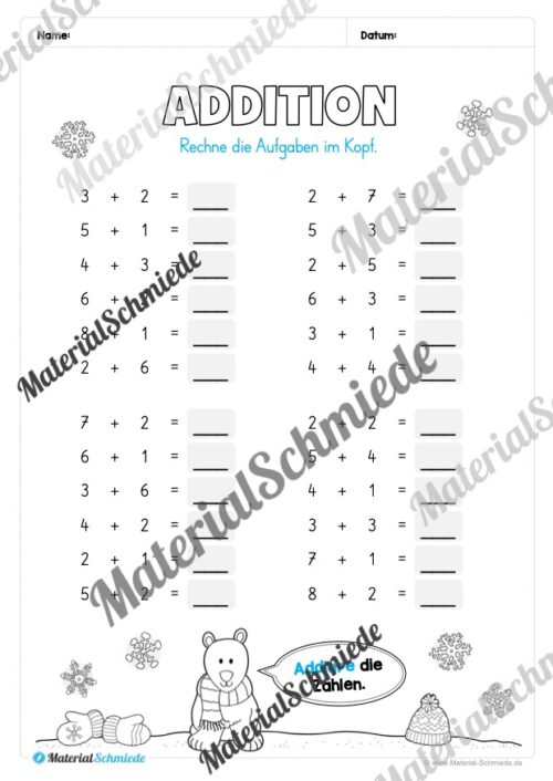 Materialpaket Winter: 1. Klasse (Vorschau 19)