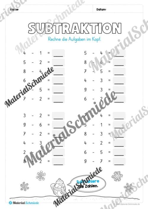 Materialpaket Winter: 1. Klasse (Vorschau 22)