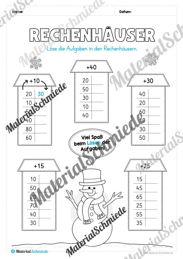 Materialpaket Winter: 2. Klasse (Vorschau 06)