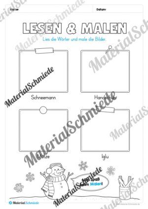 Materialpaket Winter: 2. Klasse (Vorschau 07)