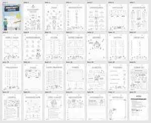 Arbeitsheft Winter: 2. Klasse (25 Arbeitsblätter) – Überblick