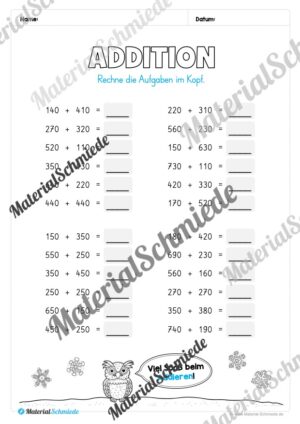 Materialpaket Winter: 3. Klasse (Vorschau 08)