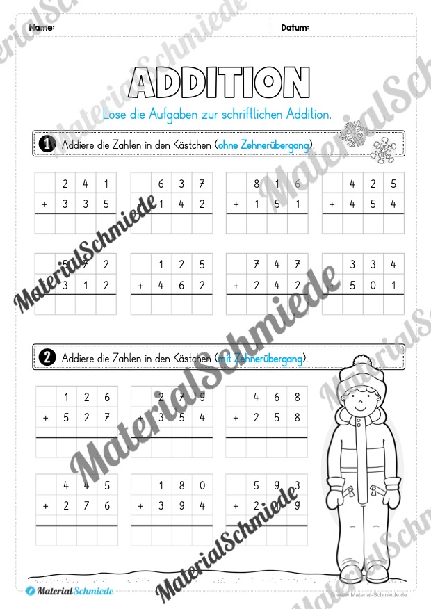 Materialpaket Winter: 3. Klasse (Vorschau 16)