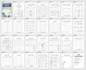 Arbeitsheft Winter: 3. Klasse (25 Arbeitsblätter) – Überblick