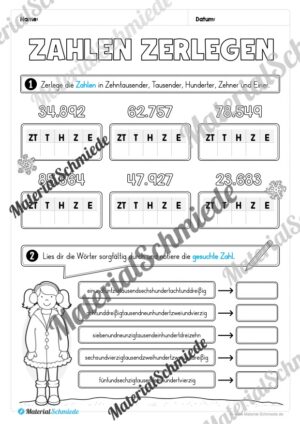 Materialpaket Winter: 4. Klasse (Vorschau 03)