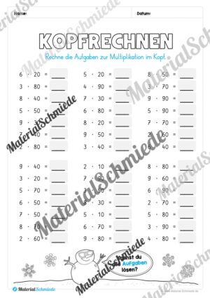 Materialpaket Winter: 4. Klasse (Vorschau 08)