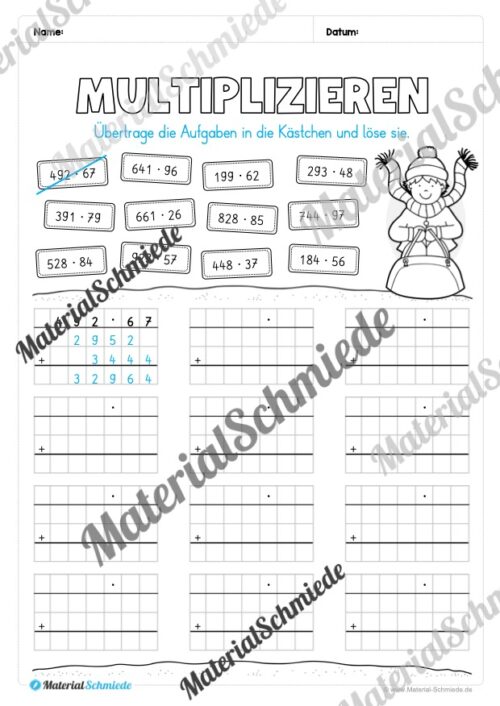 Materialpaket Winter: 4. Klasse (Vorschau 17)