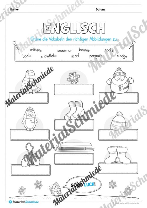 Materialpaket Winter: 4. Klasse (Vorschau 26)