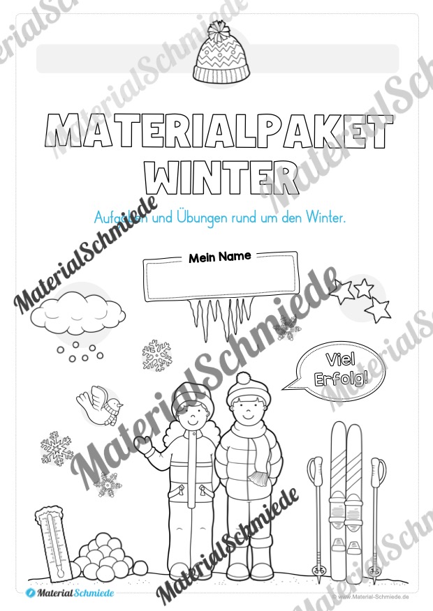 Materialpaket Winter: Vorschule (Vorschau 01)