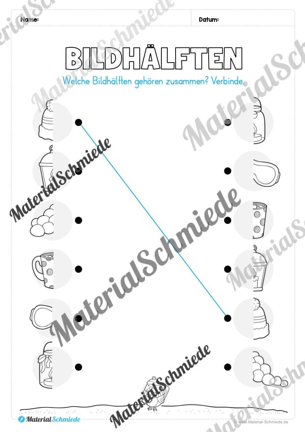 Materialpaket Winter: Vorschule (Vorschau 10)