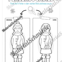 Materialpaket Winter: Vorschule (Vorschau 16)