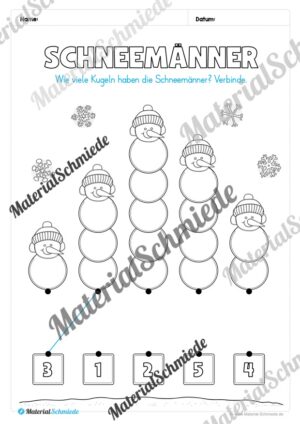 Materialpaket Winter: Vorschule (Vorschau 17)