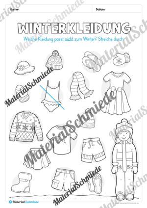 Materialpaket Winter: Vorschule (Vorschau 20)