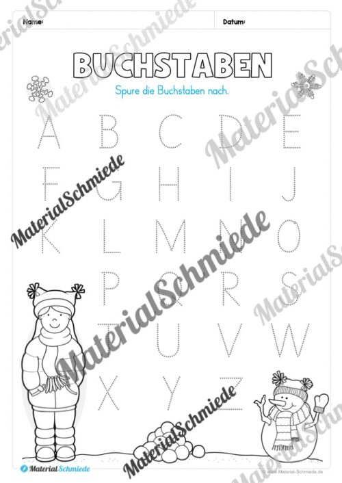 Materialpaket Winter: Vorschule (Vorschau 21)